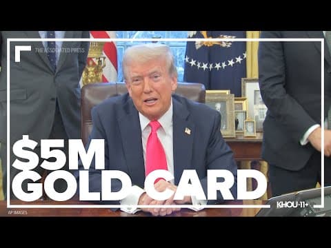 Trump wants to offer wealthy immigrants ‘gold cards’ for $5 million
