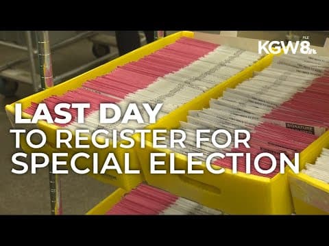 Deadline to register for Oregon special election is midnight