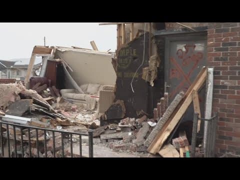 KY woman returns home to a house that was partly blown away by deadly tornado