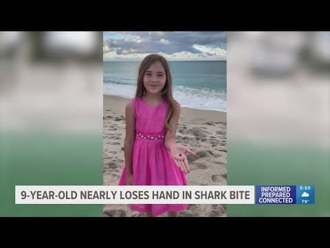 'Truly a miracle': 9-year-old who nearly lost hand to shark bite shows signs of progress