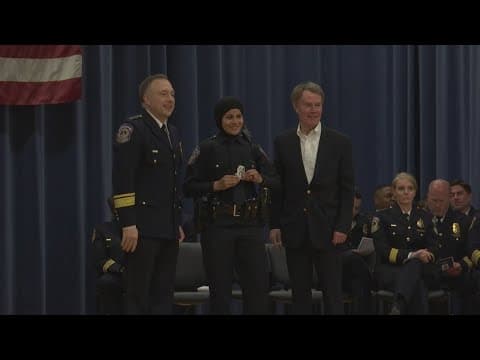 New IMPD recruits receive badges during graduation ceremony, but officer shortage remains