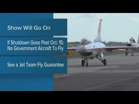 Wings Over Houston Airshow still on despite government shutdown