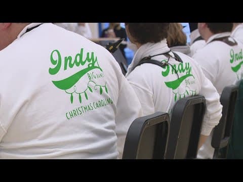 Christmas big band surprises families in Fishers