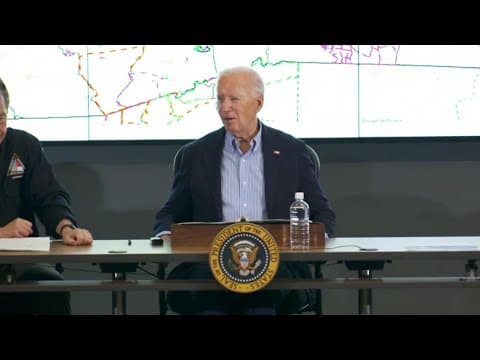 Joe Biden delivers remarks with FEMA in Raleigh, NC (Oct. 2, 2024)
