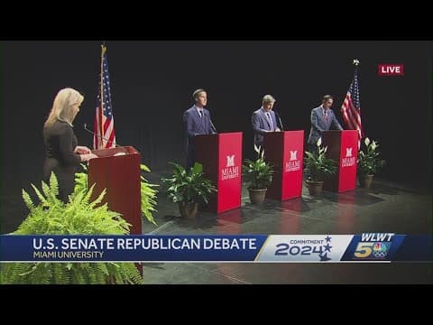 GOP Senate candidates face off in final debate before Ohio primary election