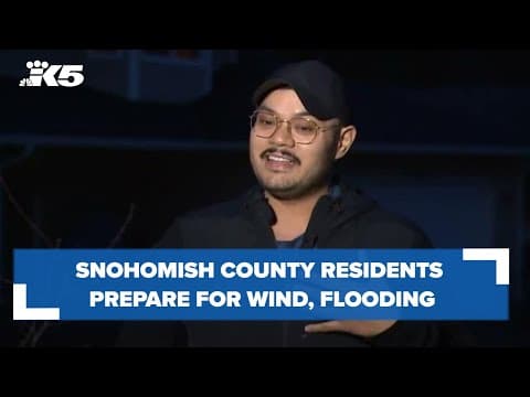 Snohomish County residents prepare for severe weather this week