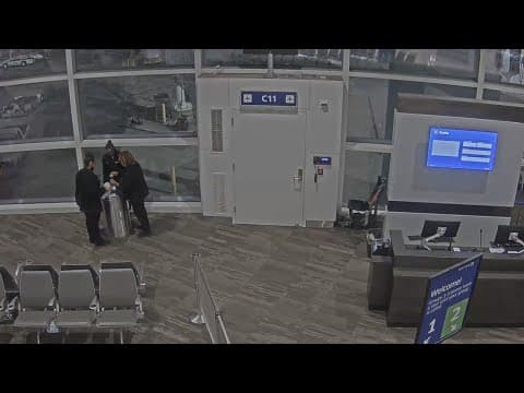 Video shows gate agents at Armstrong airport trashing contents of man's bag