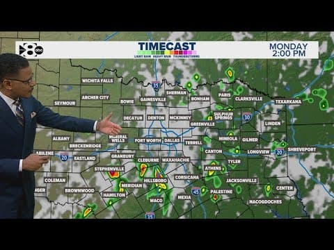 DFW Weather: Temperatures remain relatively cool as rain chances stick around