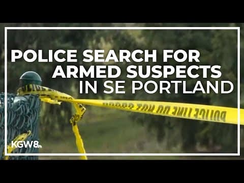 Police search for 2 armed robbery suspects in SE Portland