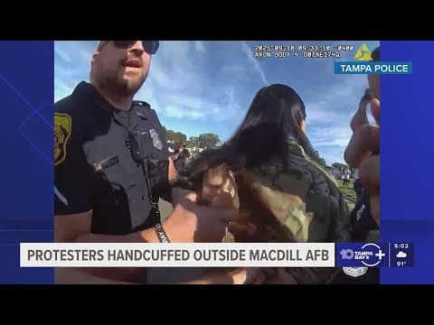 5 arrested in veteran-led protest near MacDill Air Force Base