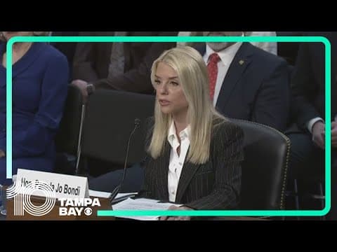 Pam Bondi, Marco Rubio face Senate confirmation hearings