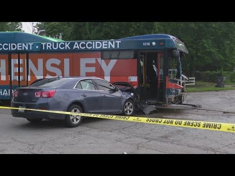 Woman injured in crash involving IndyGo bus dies
