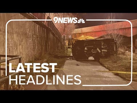 Latest headlines | Car crashes onto Cherry Creek Trail