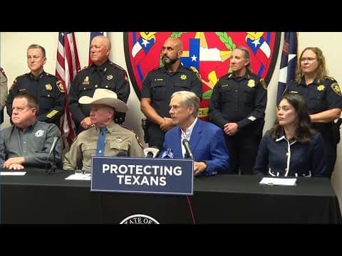 Gov. Abbott announces 'Texas-sized effort' to target repeat violent criminals in Houston area