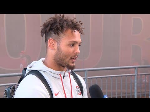 Brandon Inniss postgame interview | Ohio State vs. Grambling State