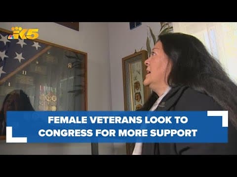 Female veterans go to Congress looking for support