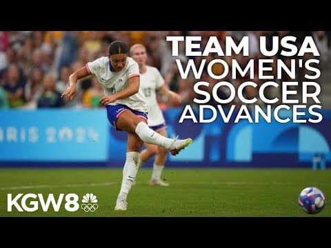 Team USA women’s soccer heads to quarterfinals in Paris Olympics
