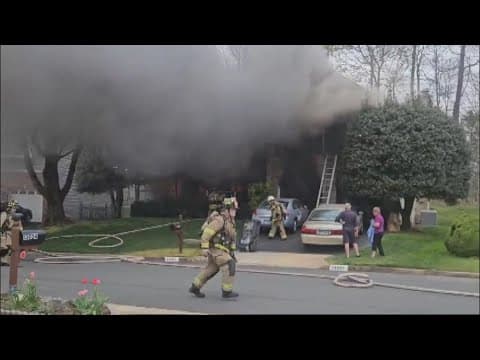 5 injured, 2 critically in Fairfax County house fire