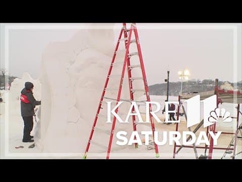 World Snow Sculpting Championship in Stillwater