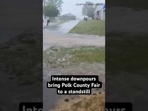 Strong storms brought the Polk County Fair in #Wisconsin to a standstill July 27 #shorts #kare11