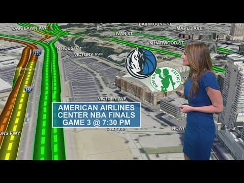 Traffic impacts of Mavs-Celtics NBA Finals game at the American Airlines Center