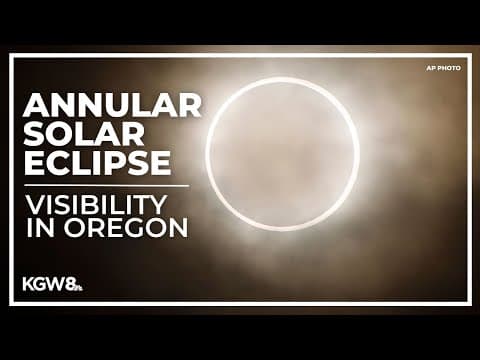 Will the solar eclipse be visible in Oregon? Here's what to know