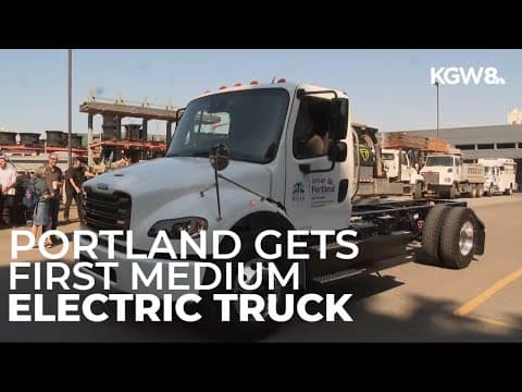 Portland gets first electric truck from Daimler North America