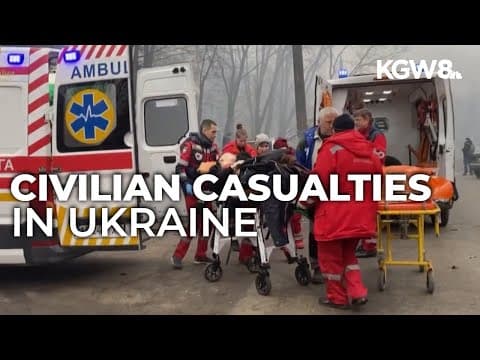 Ukraine sees highest number of civilian casualties since May 2022