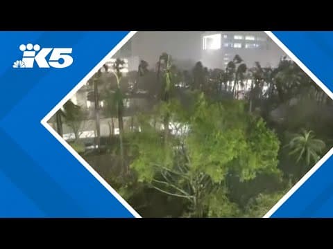 In the path of Milton: KING 5 checks in with Washingtonians in Florida's hurricane