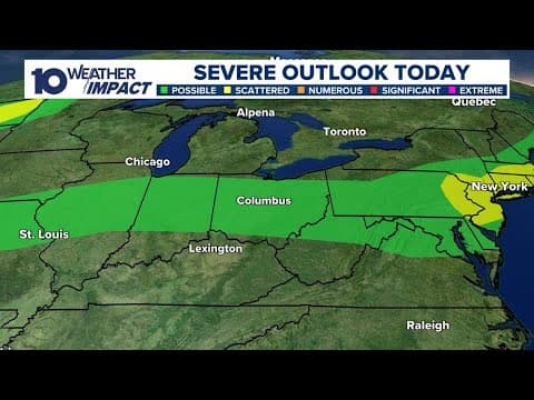 Tracking storms moving through central Ohio | July 25, 2025