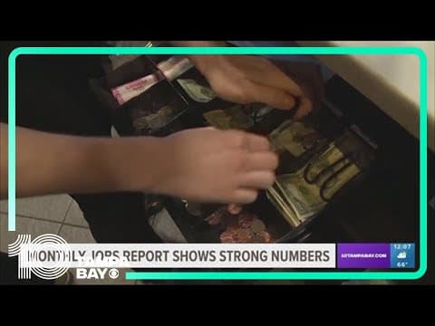 Monthly jobs report shows strong numbers