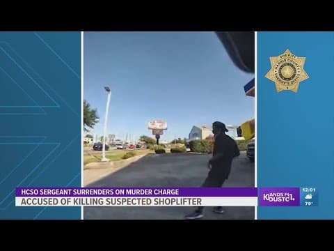 Harris County deputy accused of killing suspected shoplifter turns himself in