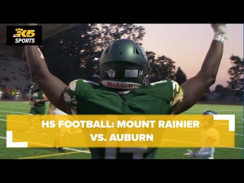 HS FOOTBALL:  MOUNT RAINIER VS. AUBURN