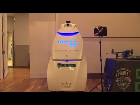 Dublin welcomes 2 police robots with cameras, communication tools
