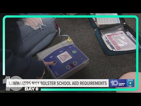 Florida lawmakers look to bolster school AED requirements