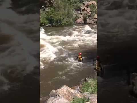 Emergency Crews Train For Water Rescues in Rivers and Creeks