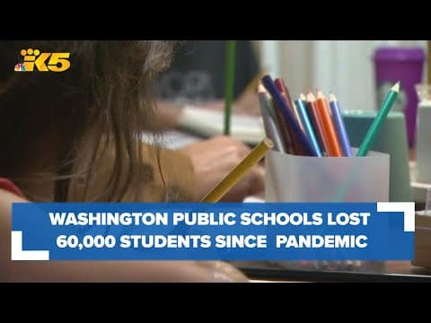 Washington's public schools have lost over 60,000 students since COVID-19 pandemic. Here's why