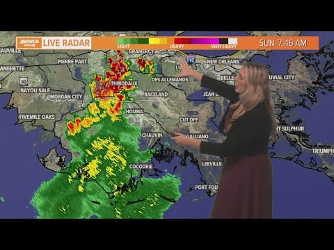 Weather: Not as hot Sunday with scattered storms