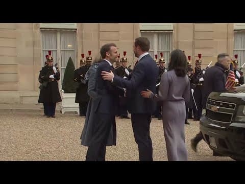 Vice President JD Vance speaking at an AI summit in France