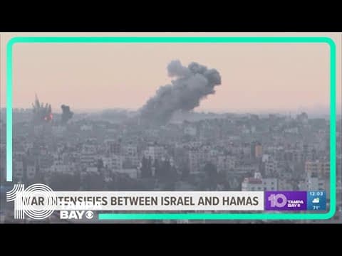War escalates between Israel military and Hamas