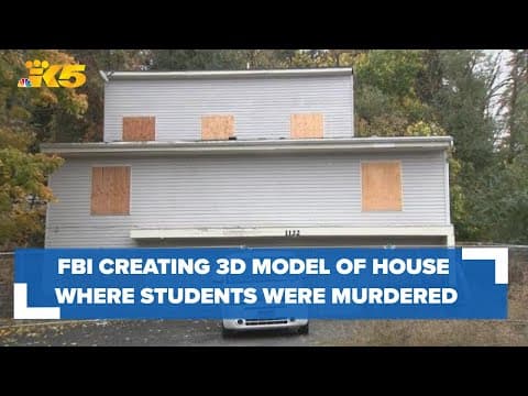 FBI creating 3D model of house where 4 University of Idaho students were murdered