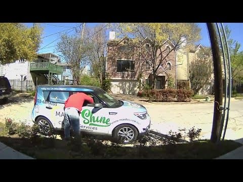 Caught on camera: Thieves target employees of Houston maid service 3 times in less than a month