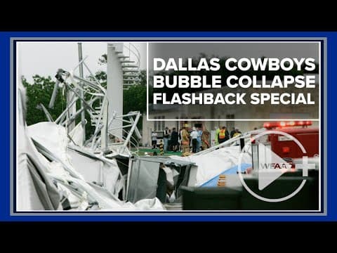 Dallas Cowboys 2009 bubble collapse flashback special