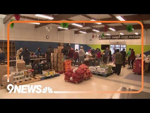 Denver Inner City Parish and Food Bank of the Rockies hold food distribution event for those in need