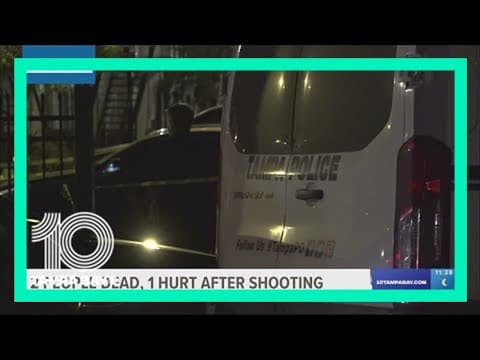 Police: 1 man, woman killed in Tampa apartment complex shooting
