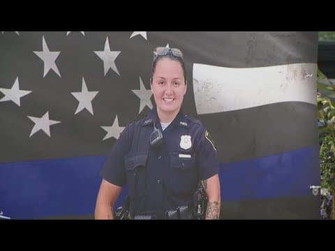 Bridge dedicated to fallen Ofc. Seara Burton