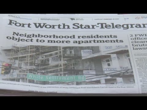 Fort Worth Star-Telegram reducing print schedule to 3 days per week, editor announces
