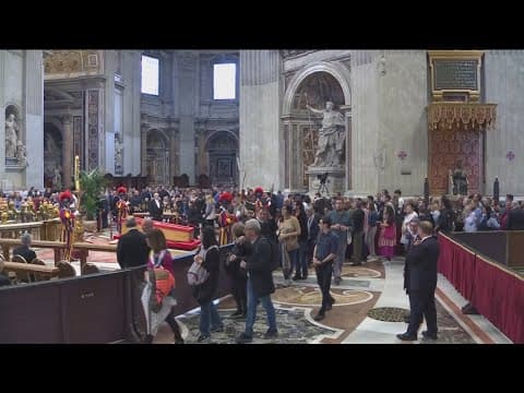 Private ceremony held for Pope Francis, where his coffine was closed and sealed ahead of funeral