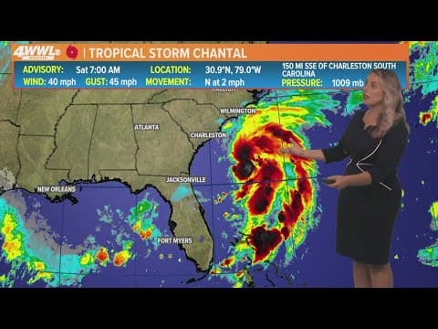 Tropical Weather Impact: Tropical Storm Chantal has formed