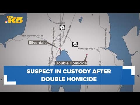 Suspect in custody after double homicide in Kitsap County